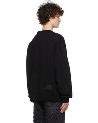 We11done Black Acrylic Sweater