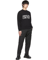 VERSACE JEANS COUTURE Black Cotton Sweater