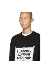Burberry Black Intarsia Trentley Sweater