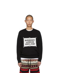 Burberry Black Intarsia Trentley Sweater