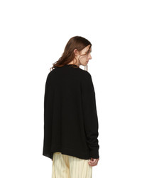 Loewe Black Jacquard Portrait Sweater