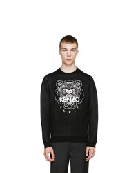 Kenzo Black Knit Tiger Sweater