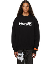 Heron Preston Black Knit Trading Sweater