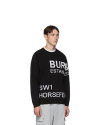 Burberry Black Lawton Sweater