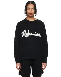 Nahmias Black Logo Sweater