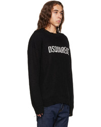 DSQUARED2 Black Print Sweater