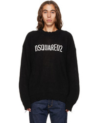 DSQUARED2 Black Print Sweater