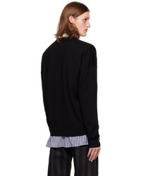 JW Anderson Black Slime Sweater