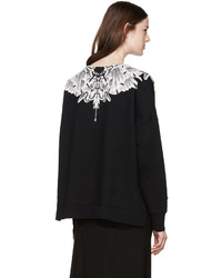 Marcelo Burlon County of Milan Black Wings Morella Sweatshirt