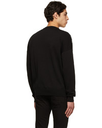 Marcelo Burlon County of Milan Black Wings Sweater