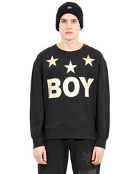 Boy London Boy Tri Star Printed Cotton Sweatshirt