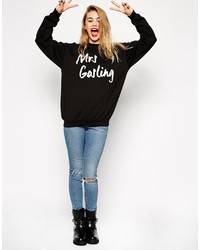 Asos Collection Sweatshirt With Mrs Gosling Print