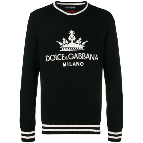 dolce and gabbana crew neck sweater