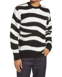 Obey Dream Zebra Crewneck Sweater