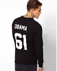 Eleven Paris X Les Artists Sweatshirt With Obama Back Print