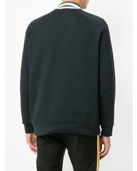 Burberry Embroidered Archive Logo Jersey Sweatshirt