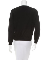Carven Embroidered Pullover Sweatshirt