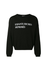 Enfants Riches Deprimes Enfants Riches Dprims Logo Print Knitted Jumper