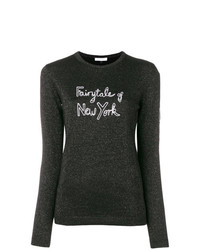 Bella Freud Fairytale Of New York Glittered Sweater