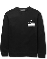 Givenchy Flag Print Cotton Sweatshirt