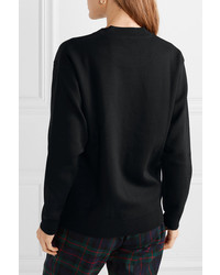 Burberry Intarsia Wool Blend Sweater
