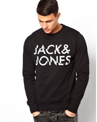 Jack & Jones Sweatshirt With Rubberised Logo Print