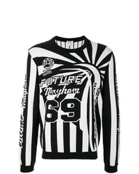 black and white kenzo jumper
