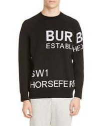 Burberry Lawton Allover Logo Sweater