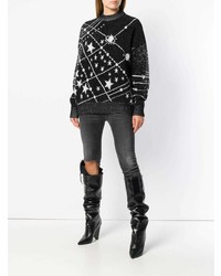 Saint Laurent Lurex Constellation Sweater