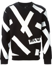 McQ by Alexander McQueen Mcq Alexander Mcqueen Strip Tape Print Sweatshirt