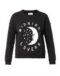 Zoe Karssen Midnight Lovers Print Sweatshirt