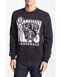 Mitchell & Ness Brooklyn Nets Sweatshirt Black Large