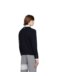 Thom Browne Navy Dolphin Icon Sweater