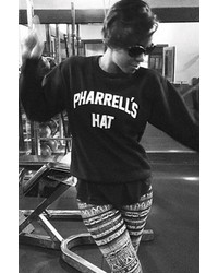 Private Party Pharrells Hat Sweatshirt In Black