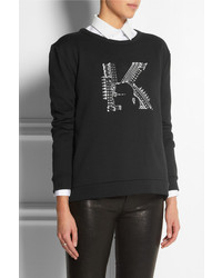 Karl Lagerfeld Printed Cotton Jersey Sweatshirt
