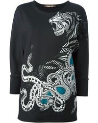 Roberto Cavalli Cobra Print Sweatshirt