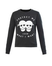Zoe Karssen Slogan And Skull Print Sweater