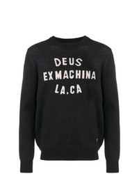 Deus Ex Machina Slogan Knit Sweater