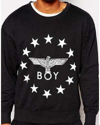 Boy London Sweatshirt With Stars Eagle Logo