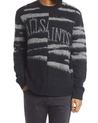 AllSaints Ture Saints Zebra Stripe Sweater