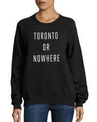 Knowlita Toronto Or Nowhere Graphic Sweatshirt