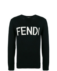 Fendi Virgin Wool Logo Sweater