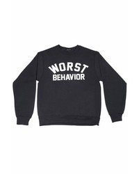 Private Party Worst Behavior Sweatshirt In Black
