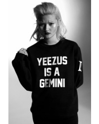 Private Party Yeezus Is A Gemini Sweatshirt In Black