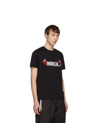 Moncler 2 1952 Black Logo T Shirt