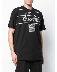 Givenchy 4g Logo Tour T Shirt