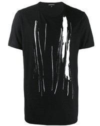 Ann Demeulemeester Abstract Art Print T Shirt