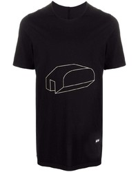 Rick Owens Abstract Print Short Sleeve T Shirt
