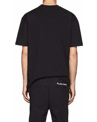 Filling Pieces Ad Print Cotton Short Sleeve T Shirt