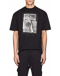 Filling Pieces Ad Print Cotton Short Sleeve T Shirt